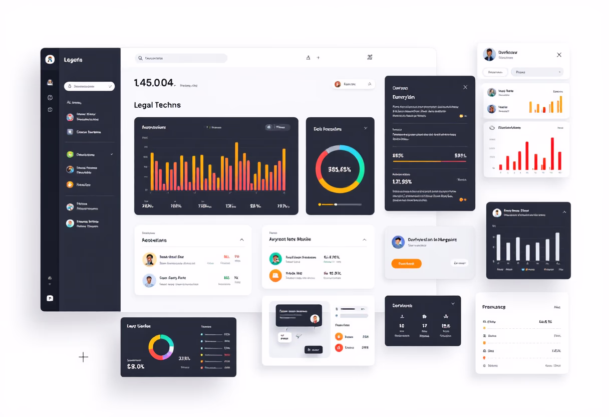 [interface] image of legal software interface showcasing features (for a legal tech)